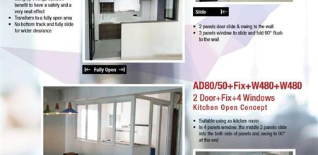 【门窗展】新加坡匹帝门(PD Door)，解决您的全开放厨房问题！