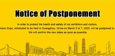 Notice of Postponement: Windoor Expo 2020