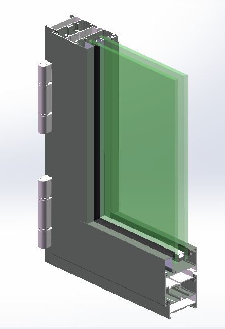 FAW50系列铝合金防火窗