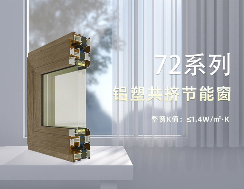 铝塑共挤节能窗72系列