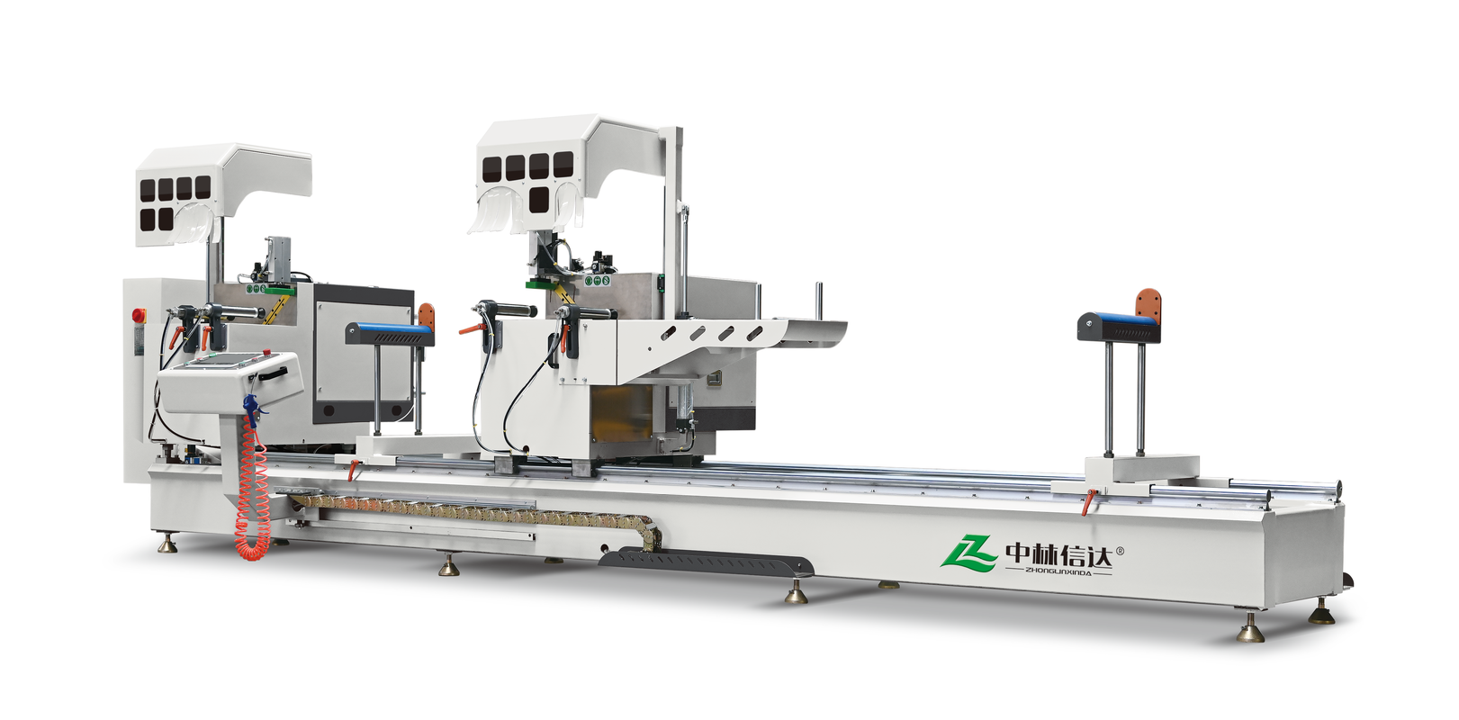 数控高精密内摆双头锯 NZQ45°-CNC-600