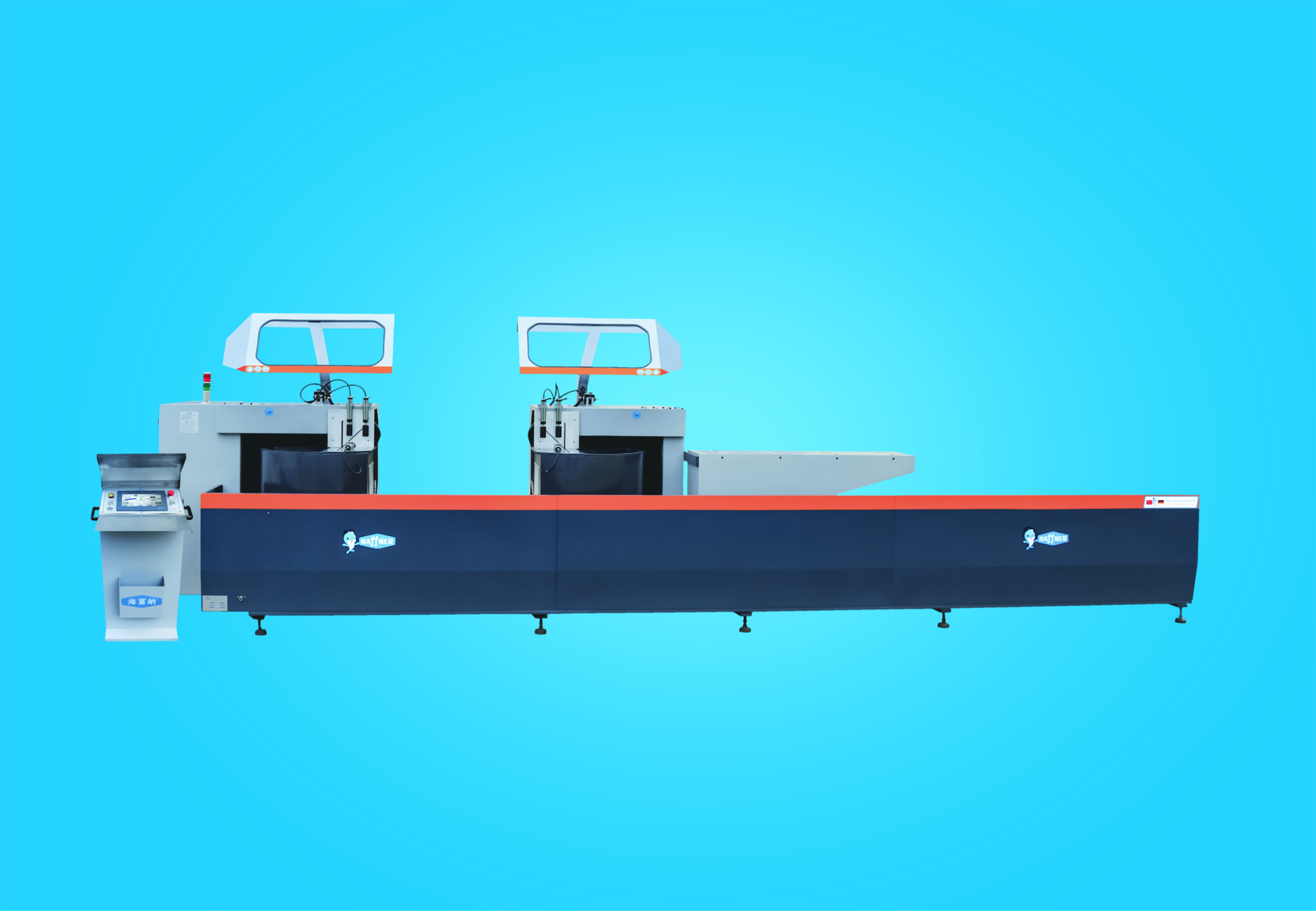 超大型七轴数控复合多角度双头锯(升级版)